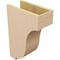 Ekena Millwork 7"W x 14"D x 21"H Classic Van Buren Rough Cedar Woodgrain TimberThane Corbel, Primed Tan CORUR07X14X21VANRCPR - alternate 6